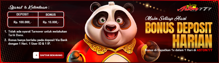 🎁 BONUS DEPOSIT HARIAN